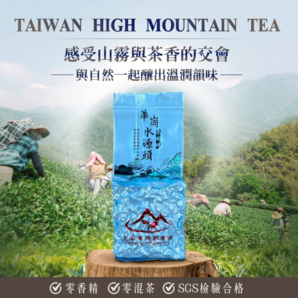 『華崗水源頭』高山茶原始森林喉韻，飽滿葒氣綿延不絕